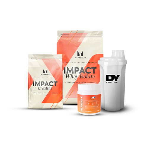 Impact Whey Isolate 2.5 kg + Creatina MP 250gr + Shaker 700ml DY + Vitamina C Efervescente