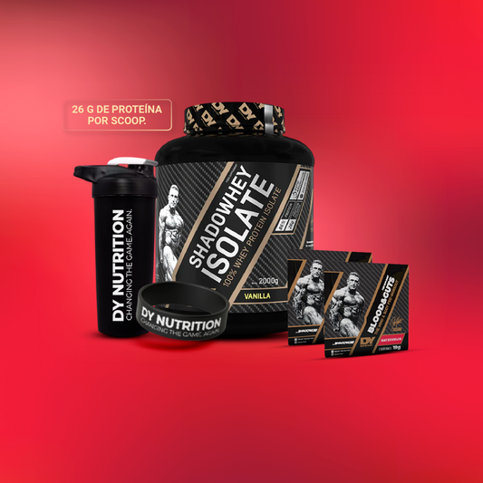 PROMO FIT: ShadowIsolate 2kg + Shaker DY 700 ML + 2 Samples Blood & Guts 19gr
