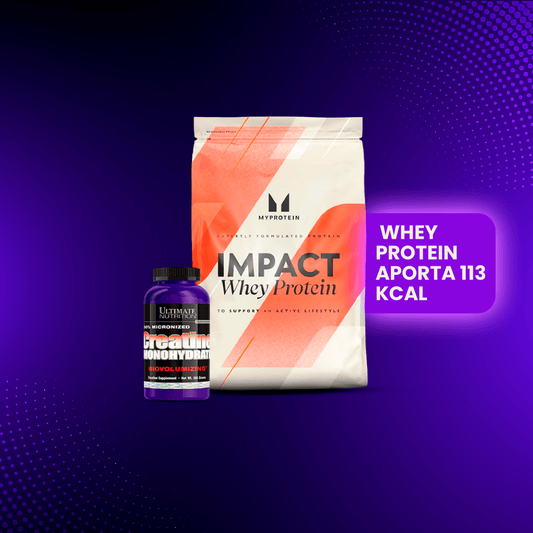 PROMO BLACK: Creatina 300gr Ultimate Nutrition + Impact Whey Protein 2.5kg