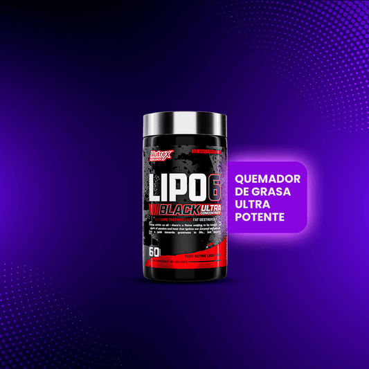 PROMO BLACK: Lipo 6 Black ultra concentrado 60 caps
