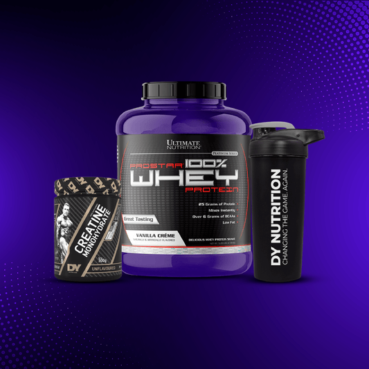 PROMO BLACK: Prostar 100% Whey Protein 5.28  Ultimate Nutrition + Creatina 300gr DY Nutrition + Shaker 700 ml Dy Nutrition