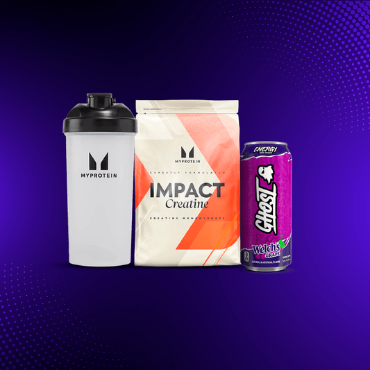 PROMO BLACK: Creatina 500gr Mp + Shaker Mp 600 ML tapa negra + LATA GHOST