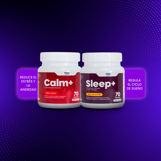 PROMO BLACK: Gomitas CALM+ 70 Serv + Gomitas SLEEP+ 70 Serv