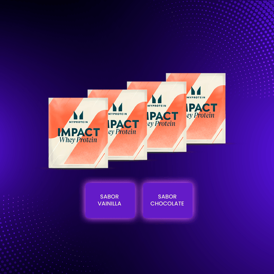 PROMO BLACK: 4 Samples Impact Whey Protein 30g c/u